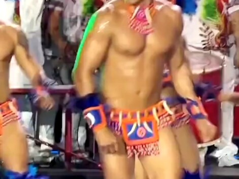 理想型的男友，热情的巴西桑巴舞