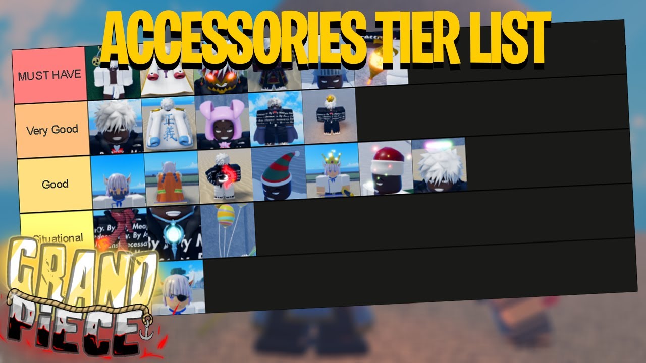GPO] Accessories Tier List - Bilibili
