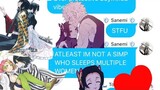 Demon slayer exposing ships texting story part 2 (sanekanae, obamitsu and giyushino) ❤️❤️