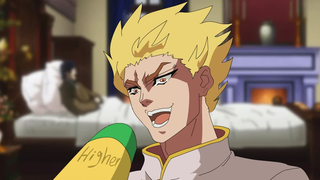 DIO just blowing his hair