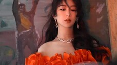 会动的紫最美啦!杨紫芭莎大片拍摄花絮!