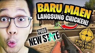 OH INI PUBG NEW STATE?! BARU MAEN LANGSUNG CHICKEN!