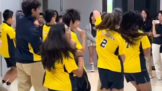 Little Hum dancing at school