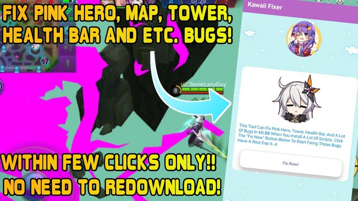 How To Fix Pink Hero, Map, Tower, Health Bar Bug, Etc. Instantly | No Need To Re-Download Game Data!