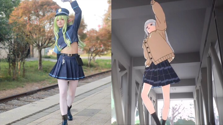 Langkah tari luar biasa dari anak melon untuk Sensei~