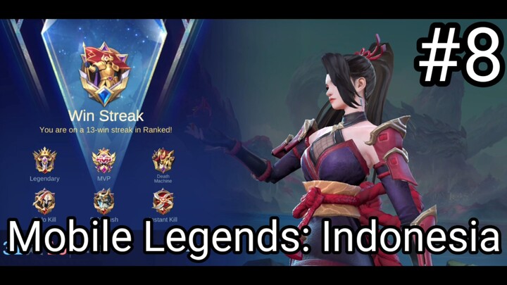 Gameplay 8 Full Carry! Tim Auto Menang | Mobile Legends (#BstationGamers #bestofbest)