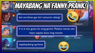 PINAKA MAYABANG NA FANNY NA MAKIKILALA NYO HAHA GIAN ON PRANK | MLBB