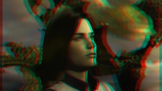 3D anime Anaglyph .Final Fantasy- The Spirits Within US 4K 80% MORE  DEPTH  P1