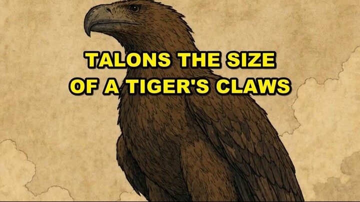 TALONS THE SIZE OF A TIGER'S CLAWS