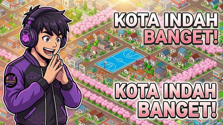 Detailing Kota TheoTown — Bunga Sakura, Pohon & Lapangan Basket