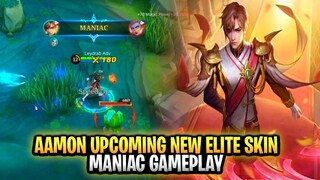 Aamon Upcoming New Elite Skin MANIAC! Gameplay | Mobile Legends: Bang Bang