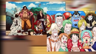 ||Past  old era  react to future luffy ||gacha ||1/? one piece