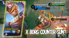 SUN VS X BORG | CARA MAIN SUN EXP LANE❗ BUILD SUN TERSAKIT 2025❗