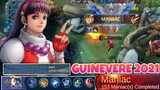 GUINEVERE BEST BUILD 2021 - GUINEVERE MANIAC IN 2 MINUTES - GUINEVERE FULL GAMEPLAY | MOBILE LEGENDS