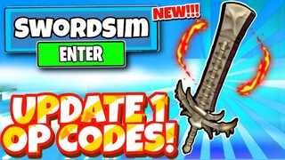 ALL NEW SECRET *UPDATE 1* OP CODES For SWORD SIMULATOR! In Roblox Sword Simulator Codes 2022