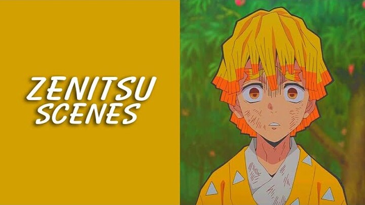 Zenitsu Scenes Raw || HD - 720p