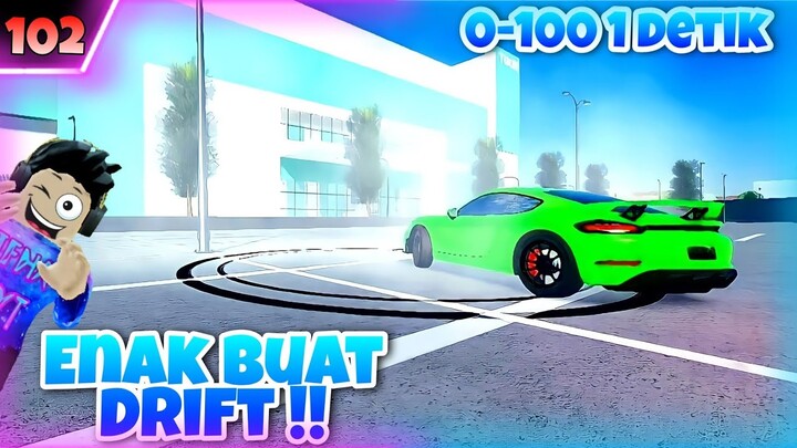 Review Porsche Cayman GT4 2020 !!  0-100 Cuma 1 detik !! | Roblox Car Driving Indonesia #102