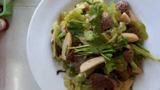 Khổ qua sào bò chay. Bếp cô tư tập 143