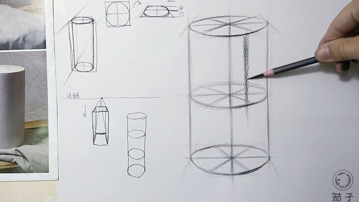 [Sketch] Lesson 7: Can’t draw cylindrical objects? It’s actually super easy! A thoroughly detailed b