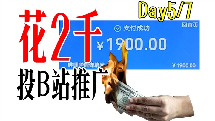 Spent 2,000 yuan on Bilibili promotion—real-life experience, totally authentic!! Day 5 stats