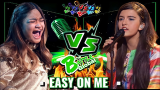 EASY ON ME - Angelica Hale (US) VS. Angelina Jordan (NORWAY) | GLOBAL BATTLE