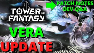 Tower Of Fantasy Vera 2.0 Patch Notes Official Global Dev Answers Events Code Giveaway Dark Crystals