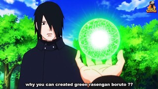 Boruto absorbs nature's chakra to create Ultimate Green Rasengan (English Dub)