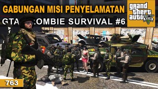 PENYELAMATAN HACKER CANTIK - GTA 5 MOD ZOMBIE SURVIVAL # 763