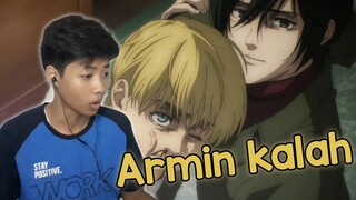 EREN dan ARMIN berantem.. - attack on titan season 4 episode 14 reaction indonesia