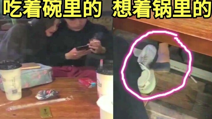 Bạn gái của thằng bạn thân cứ dùng chân chạm vào mình, ý nó là gì vậy (｀・ω・´)? Này anh ngốc, tui khu