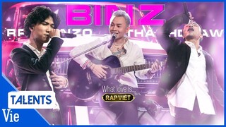BINZ lãng tử đàn guitar rap  WHAT LOVE IS...  cùng Thành Draw, RPT Gonzo cực tan