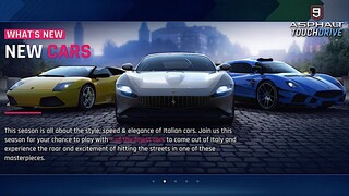 New Cars Italian Season Update - Asphalt 9: Legends