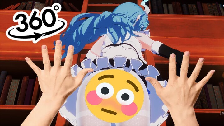 😳CUIDADO te vas a CAER 😱 ¡LA WAIFU DRAGONA que te esta PROTEGIENDO🐉 Experiencia ÚNICA de Anime VR 🎮✨