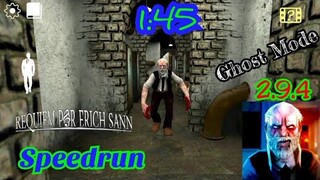 Requiem For Erich Sann - V2.9.4, Speedrun (1:45) In Ghost Mode