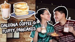 COUPLE TRIES DALGONA COFFEE & FLUFFY PANCAKES RECIPE FROM TIKTOK | 5TH ANNIVERSARY NG WE DUET