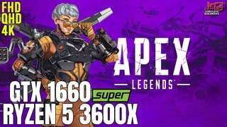 Apex Legends | Ryzen 5 3600x + GTX 1660 Super | 1080p, 1440p, 2160p benchmarks!