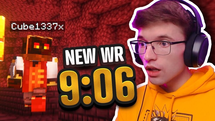 Pro Speedrunner reacts to NEW Minecraft Speedrun WR by Cube1337