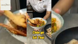 Cách làm chân gà sốt thái #anngon