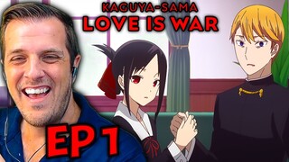 This is 🔥 | Kaguya Sama Love is War Episode 1 REACTION