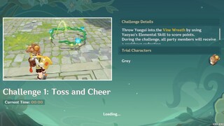 Toss and Cheer Genshin Impact