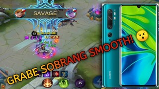 XIAOMI MI NOTE 10 MOBILE LEGENDS GAMING TEST ULTRA SETTINGS | FANNY GAMEPLAY