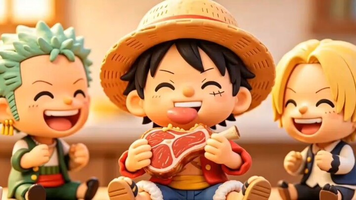 Ngambek (animasi short comedy onepiece) chibi clay