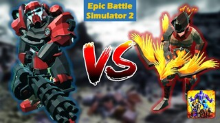 Epic Battle Simulator 2 | 120 SENTINELS VS 120 MINIGUNS!