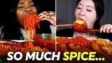 Mukbangers EAT EXTREME SPICY FOODS!