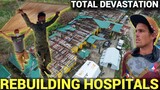 TYPHOON DESTROYED HOSPITALS - BecomingFilipino Working With Philippines Army