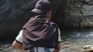 cast netting in Nepal | himalayan trout fishing with handmade cast net |