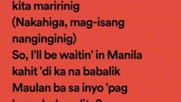 Raining in Manila lyrics 💖🎶🎵