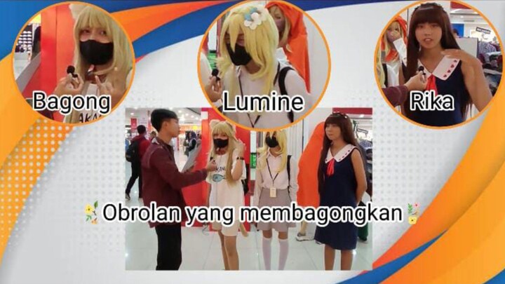 Obrolan yang membagongkan bersama cosplayer