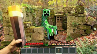 Minecraft in Real Life POV - CREEPER MUTANT in Realistic Minecraft 創世神第一人稱真人版