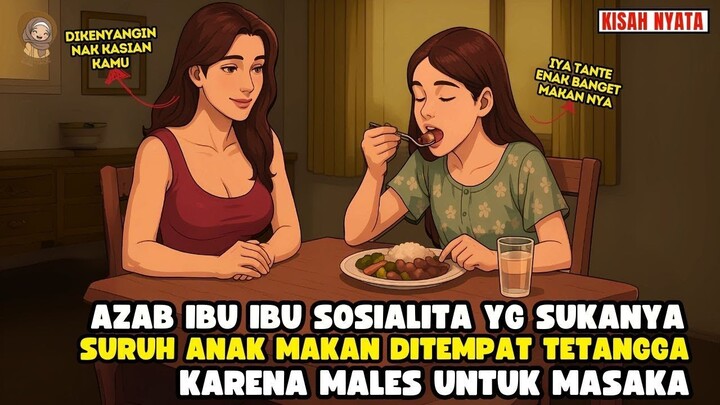 SURUH ANAK MAKAN TEMPAT TETANGGA SEDANG DIIRNYA ENAK SKROL SOSMED TIAP HARI II S